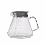 طقم تحضير قهوة يدوية أوبسيديان بتصميم ماسي | إبريق مشاركة مع فلتر قهوة