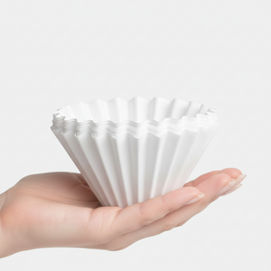 فلتر ورقي للقهوة 50/100 قطعة | فلاتر pour over 155×45مم لمصفاة b75 وكوبين