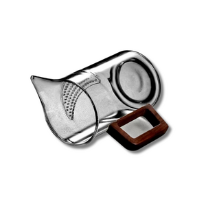 إبريق شاي زجاجي بمقبض خشبي عالي الجودة مع فلتر هلالي | طقم شاهاي لتوزيع الشاي